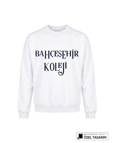 Bahçeşehir Koleji Özel Tasarım Yazılı Sweatshirt