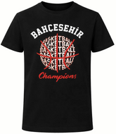 BK Basketball Champion Siyah T-Shirt bigkeepcollection