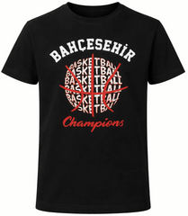 BK Basketball Champion Siyah T-Shirt bigkeepcollection