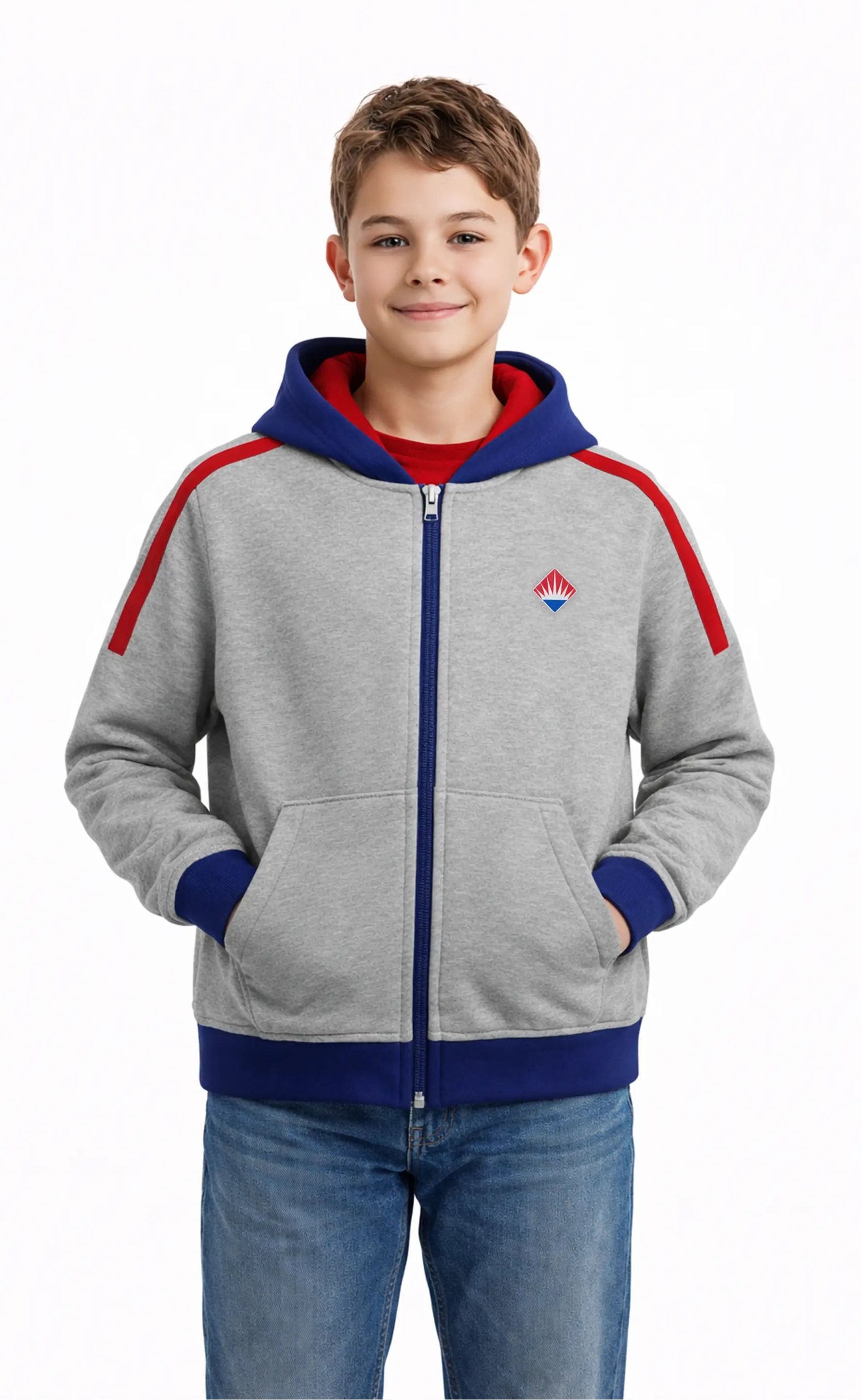 Bahçeşehir Koleji Gri Logolu Kolej Ceketi bigkeepcollection