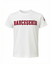 Bahçeşehir Kırmızı Logolu Beyaz T-Shirt