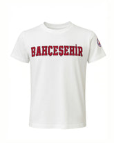 Bahçeşehir Kırmızı Logolu Beyaz T-Shirt bigkeepcollection