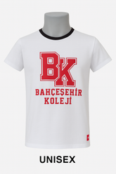 Bahçeşehir Siyah Yaka Kırmızı Beyaz T-Shirt bigkeepcollection
