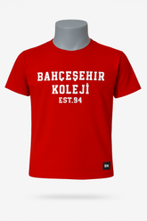 Bahçeşehir EST 94 T-Shirt Kırmızı bigkeepcollection