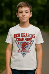 Bahçeşehir Red Dragons Beyaz Tshirt bigkeepcollection