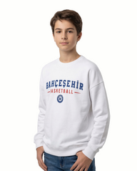 Bahçeşehir College Basketball Logo Sweatshirt