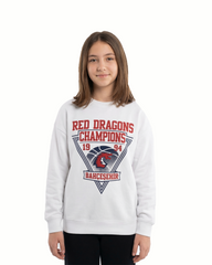 Bahçeşehir Red Dragons Beyaz Sweatshirt