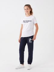 Bahçeşehir Koleji Özel Tasarım Yazılı T-shirt + Red Dragons T-Shirt + Koyu Lacivert Eşofman Altı