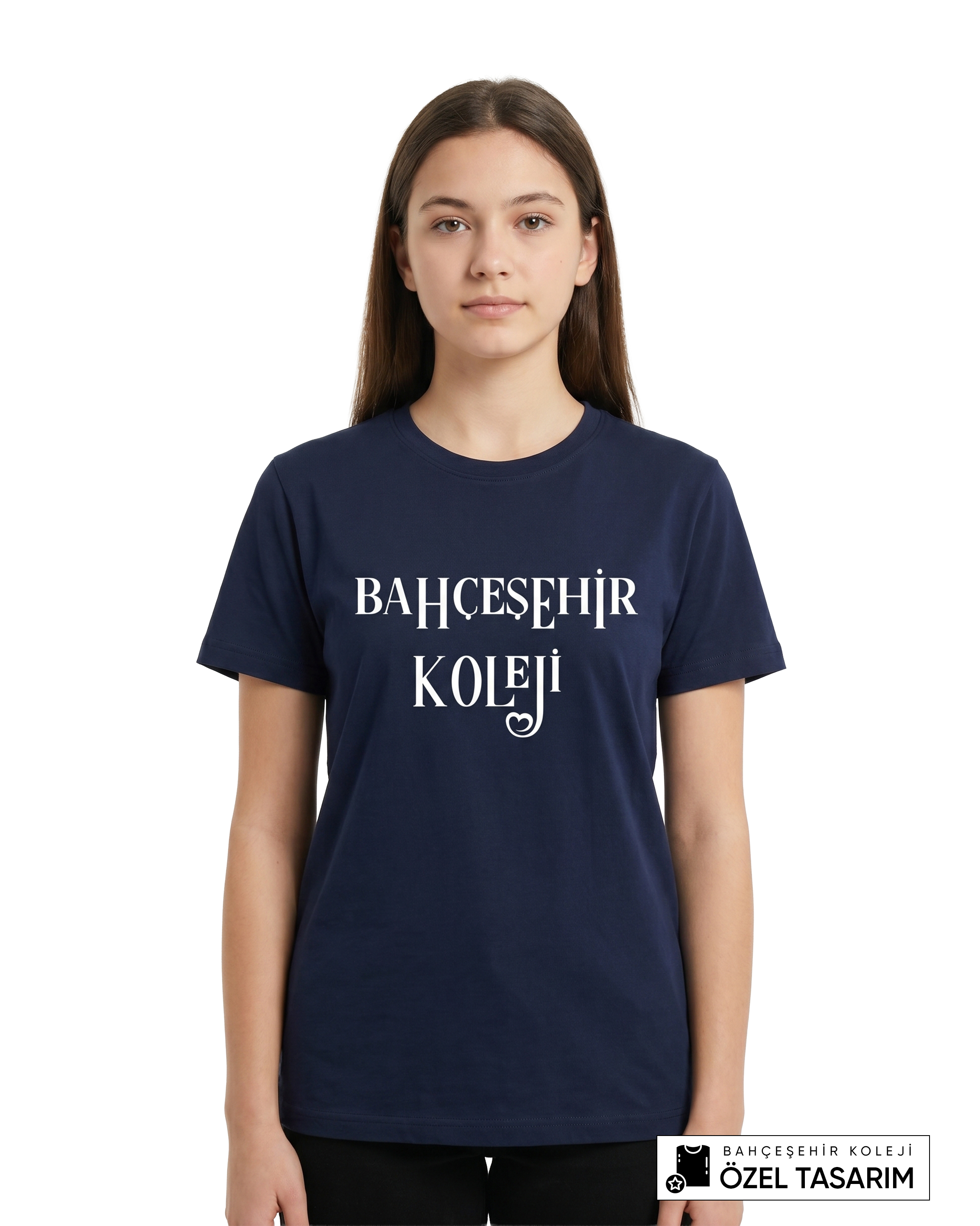 Bahçeşehir Koleji Özel Tasarım Yazılı T-shirt