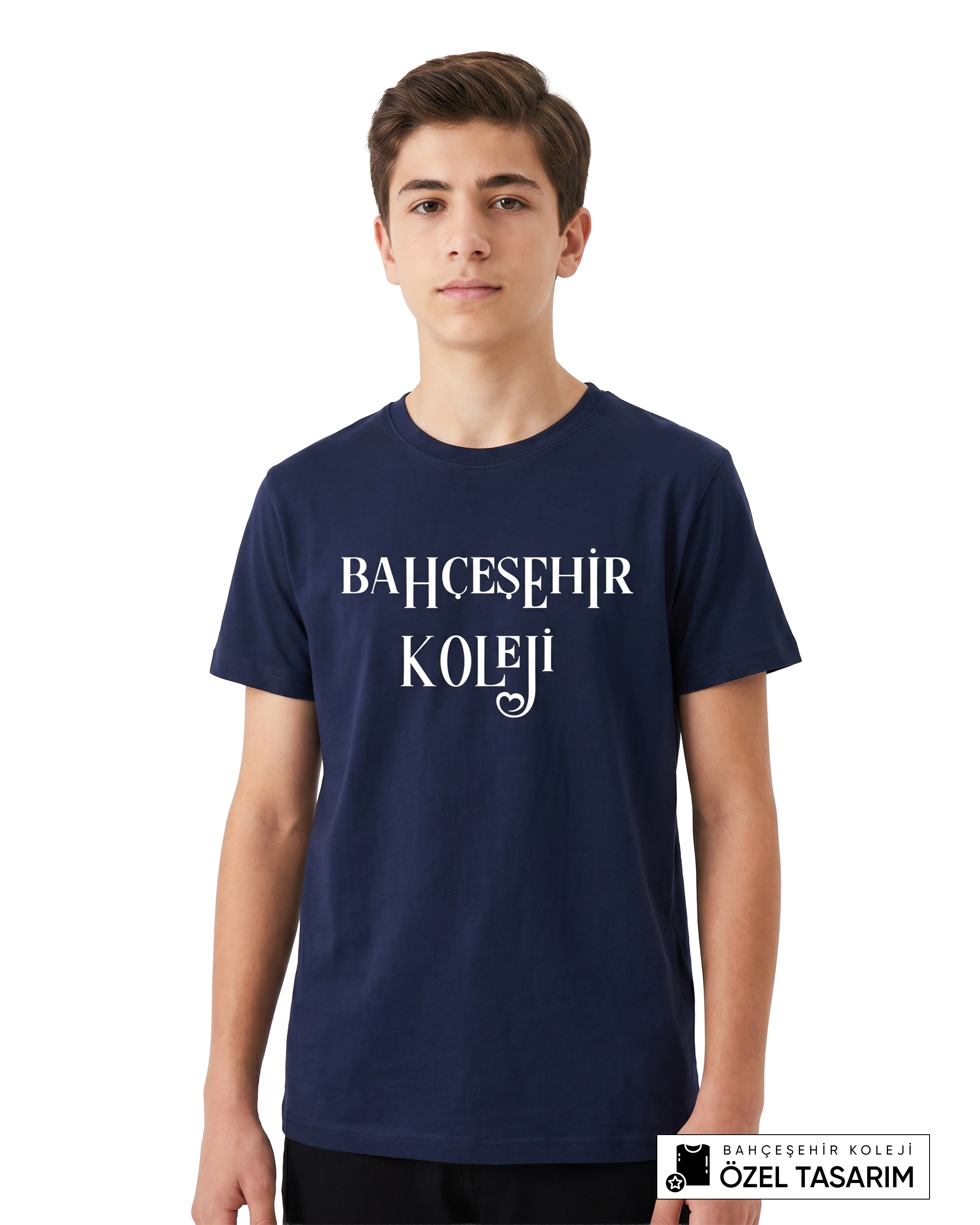 Bahçeşehir Koleji Özel Tasarım Yazılı T-shirt