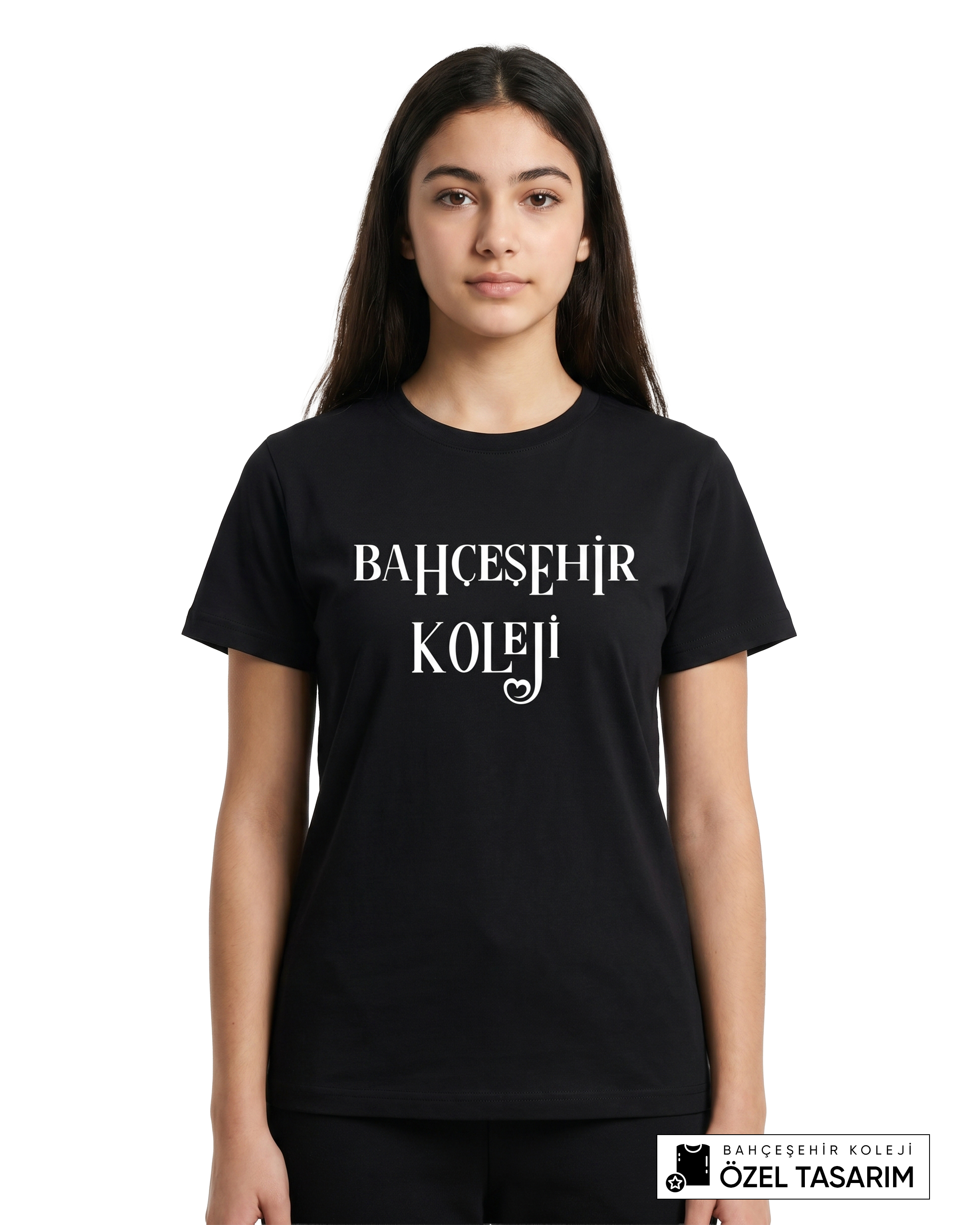 Bahçeşehir Koleji Özel Tasarım Yazılı T-shirt