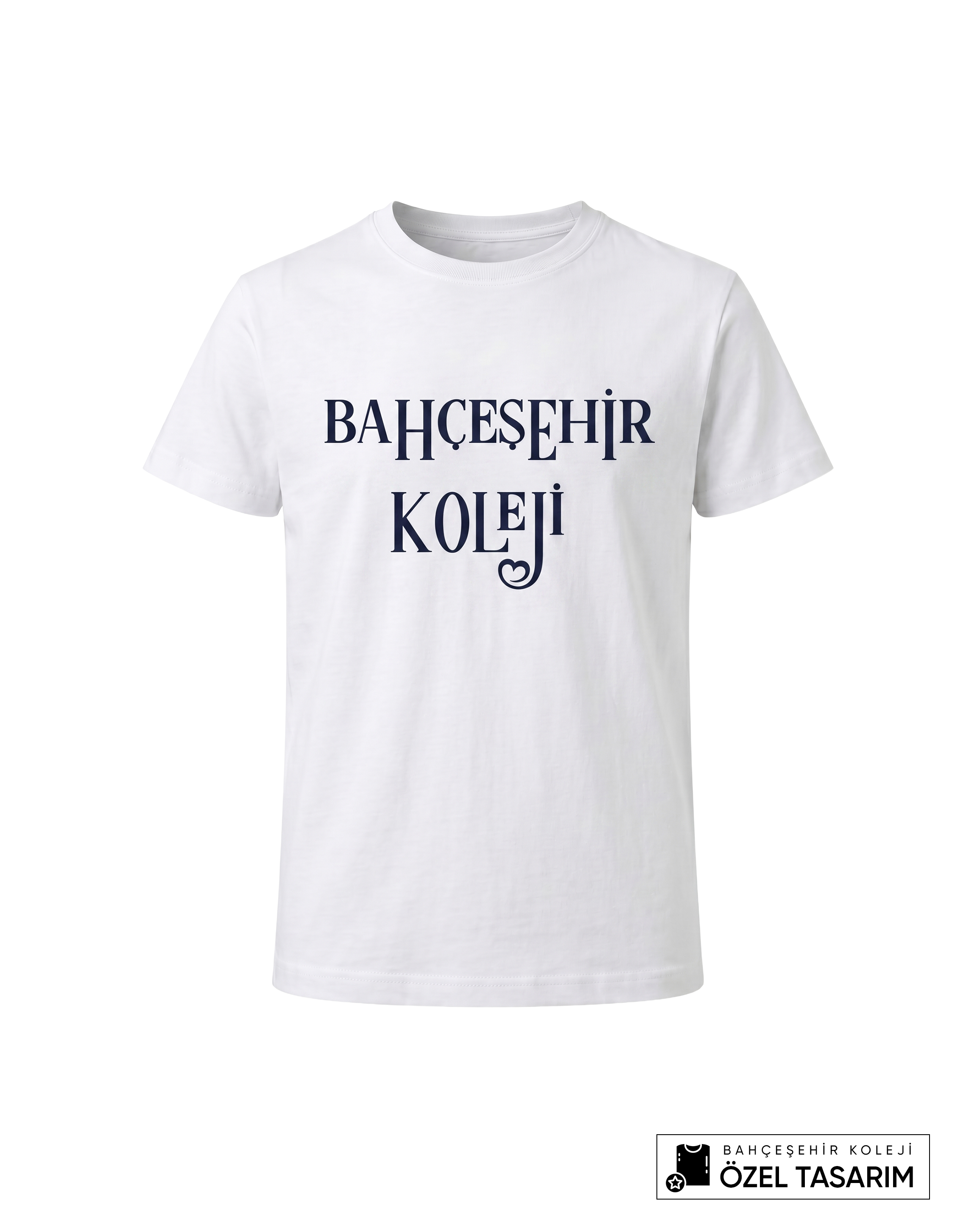 Bahçeşehir Koleji Özel Tasarım Yazılı T-shirt