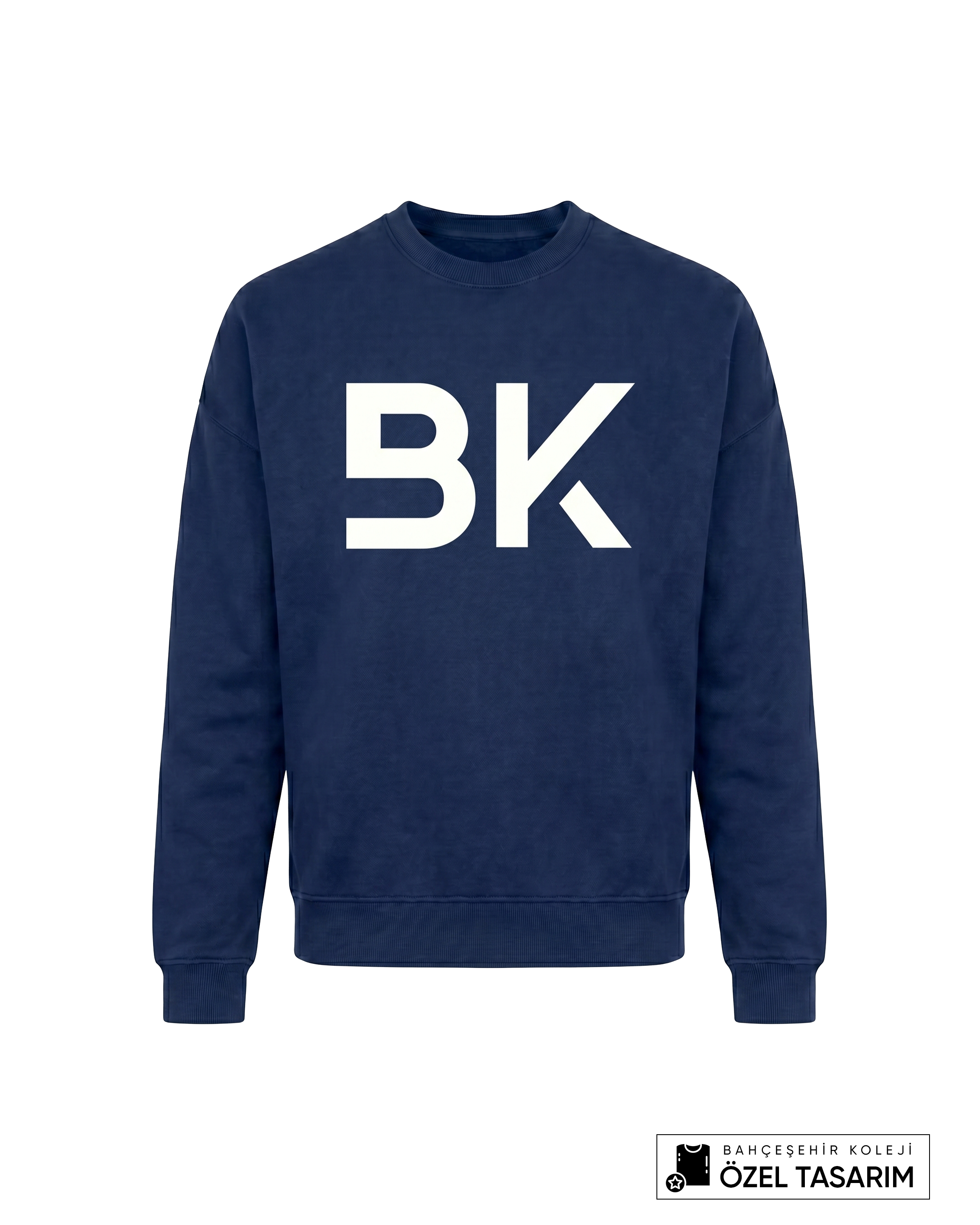 Bahçeşehir Koleji BK Logolu Özel Tasarım Sweatshirt