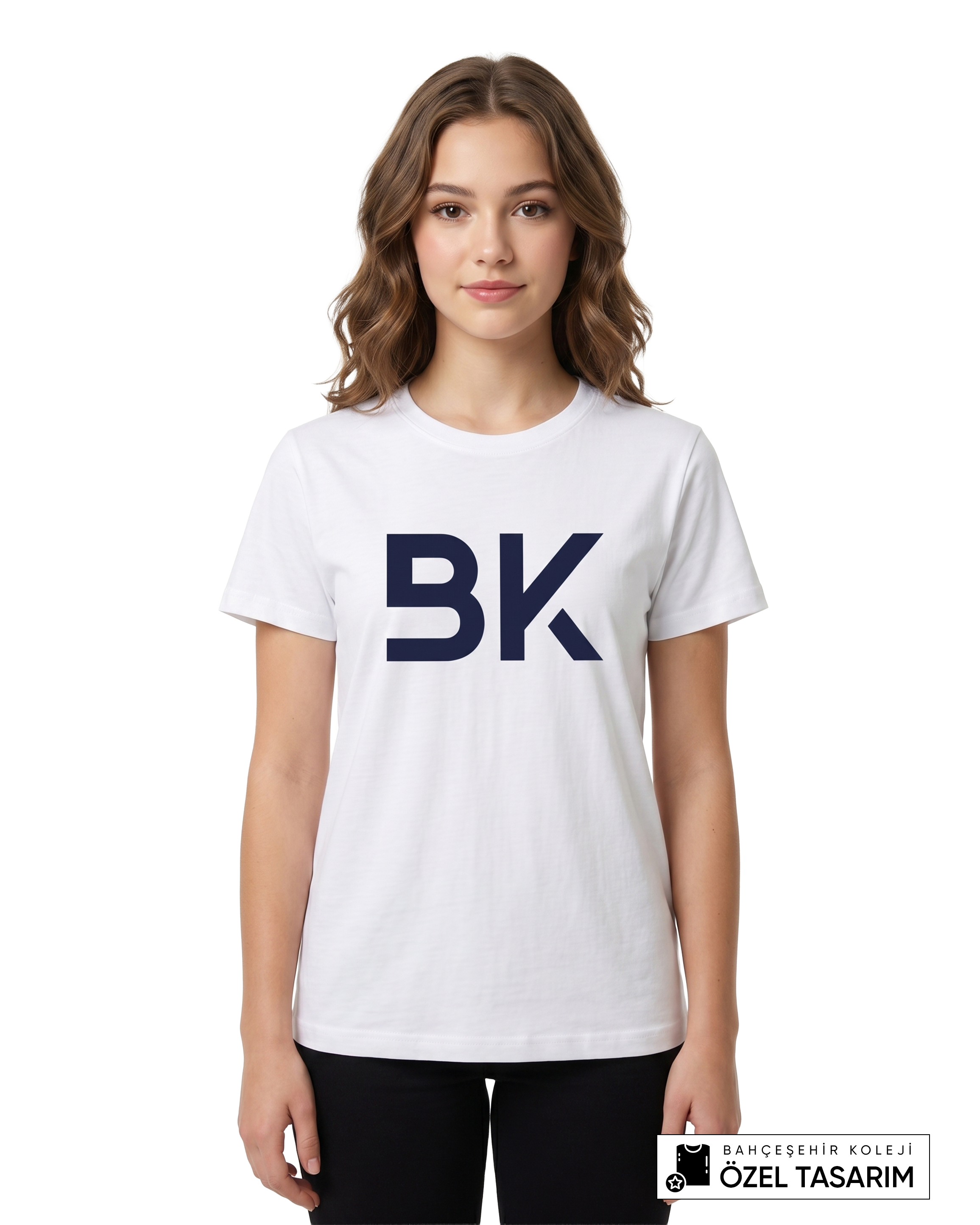 Bahçeşehir Koleji BK Logolu Özel Tasarım T-shirt