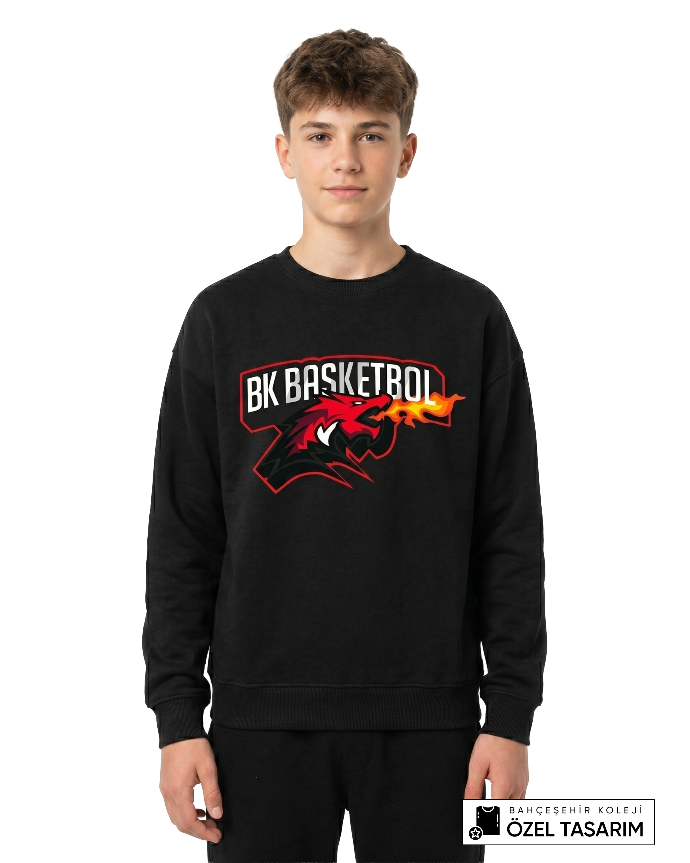 Bahçeşehir Koleji BK Basketbol Özel Tasarım Sweatshirt