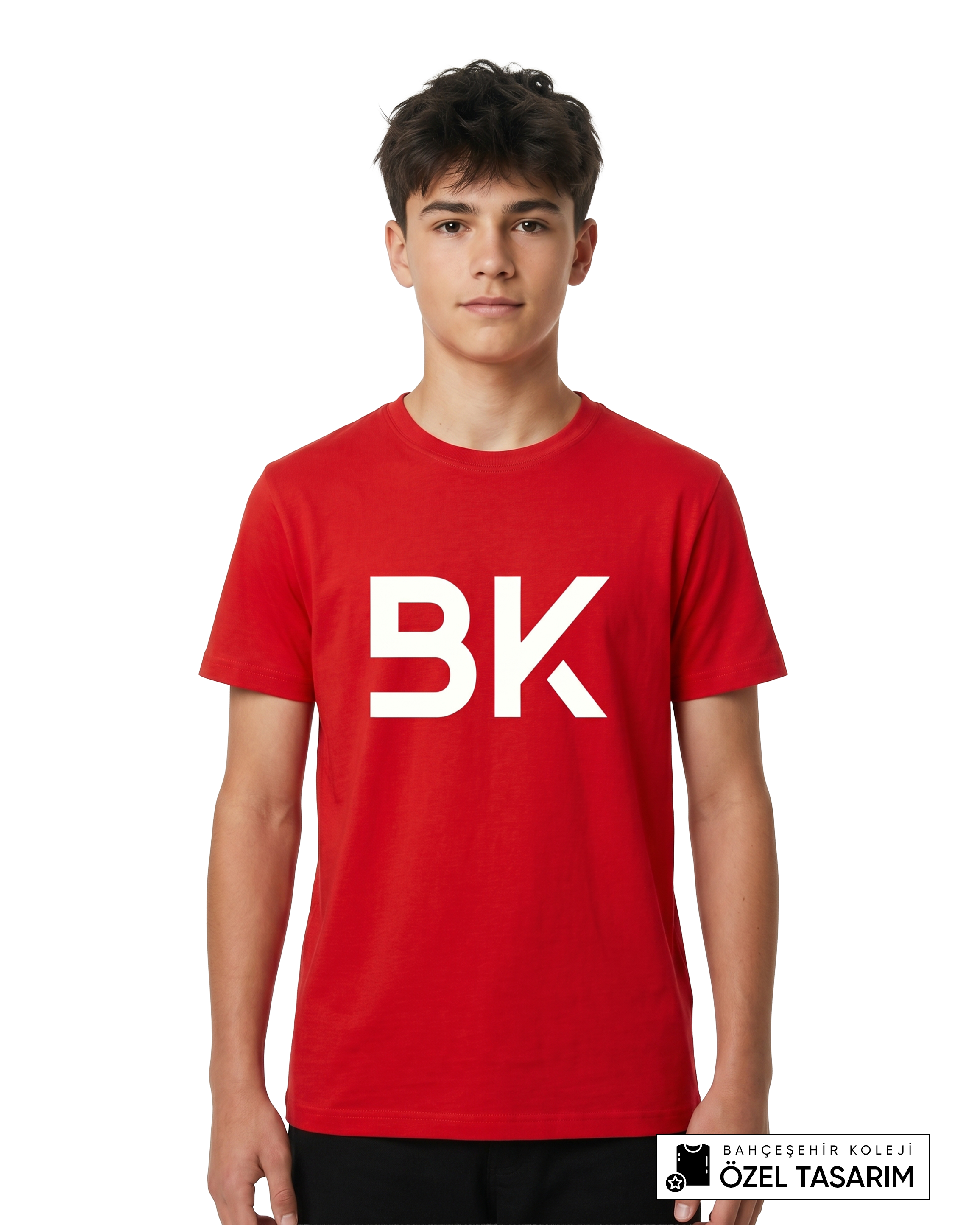 Bahçeşehir Koleji BK Logolu Özel Tasarım T-shirt