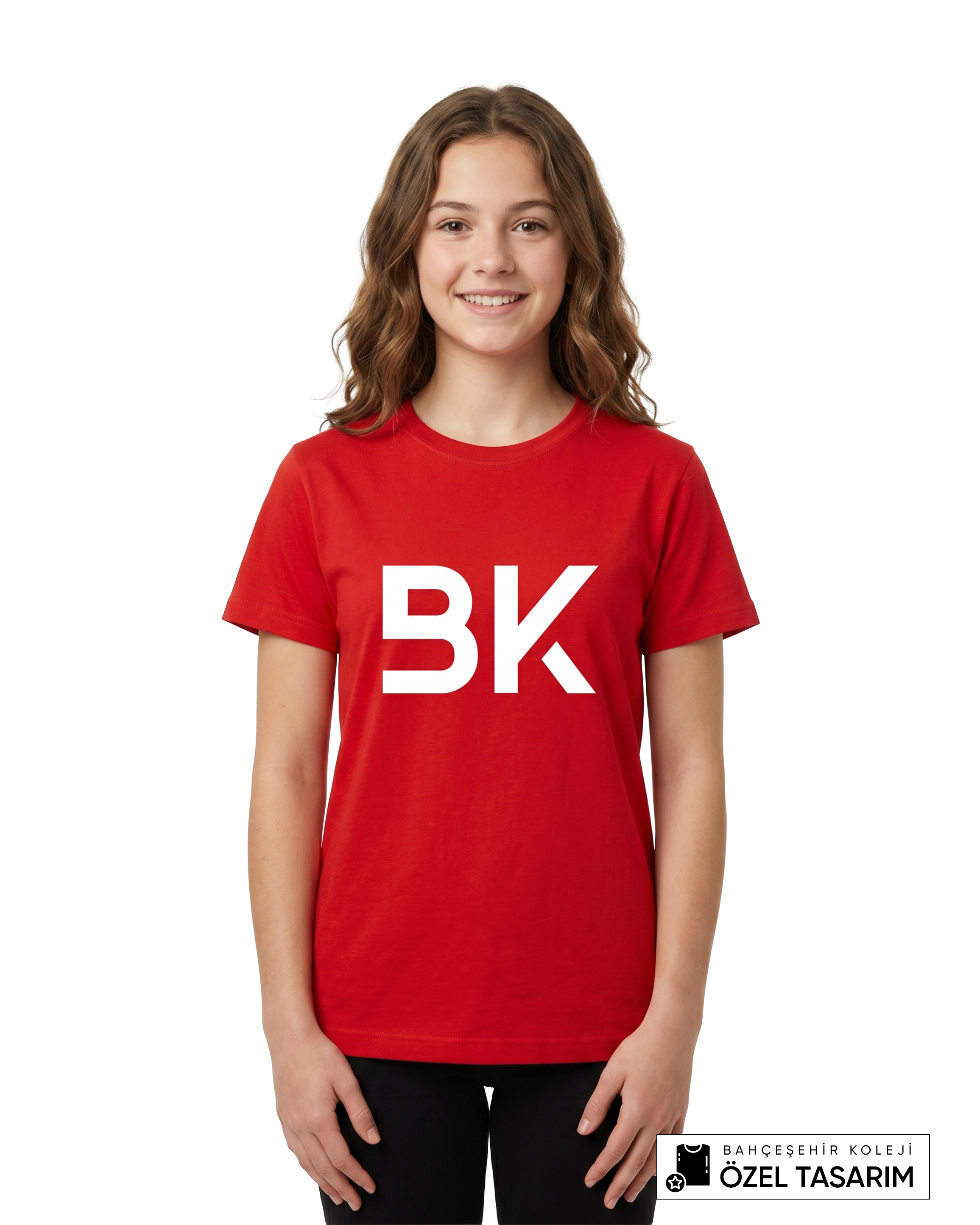 Bahçeşehir Koleji BK Logolu Özel Tasarım T-shirt