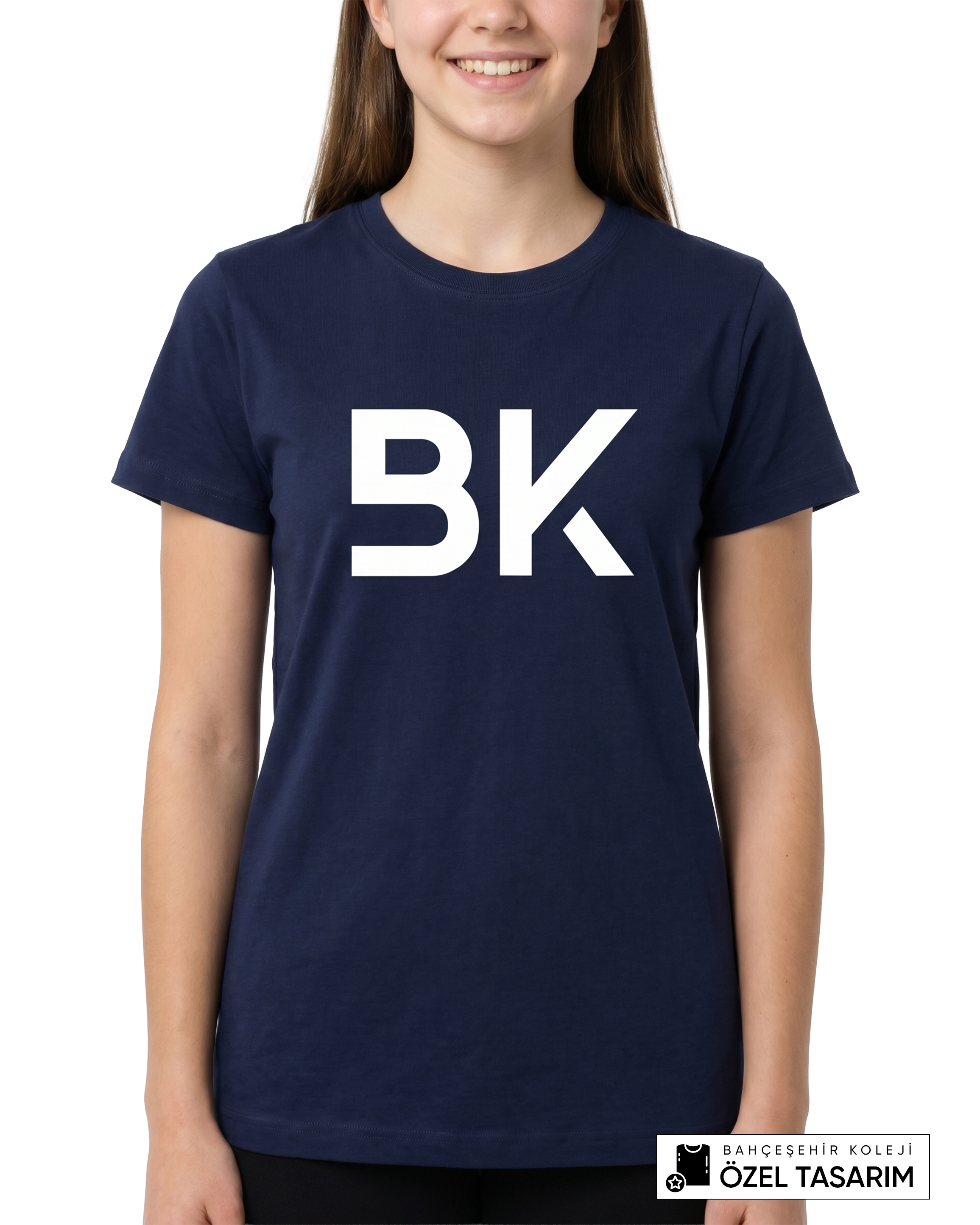 Bahçeşehir Koleji BK Logolu Özel Tasarım T-shirt
