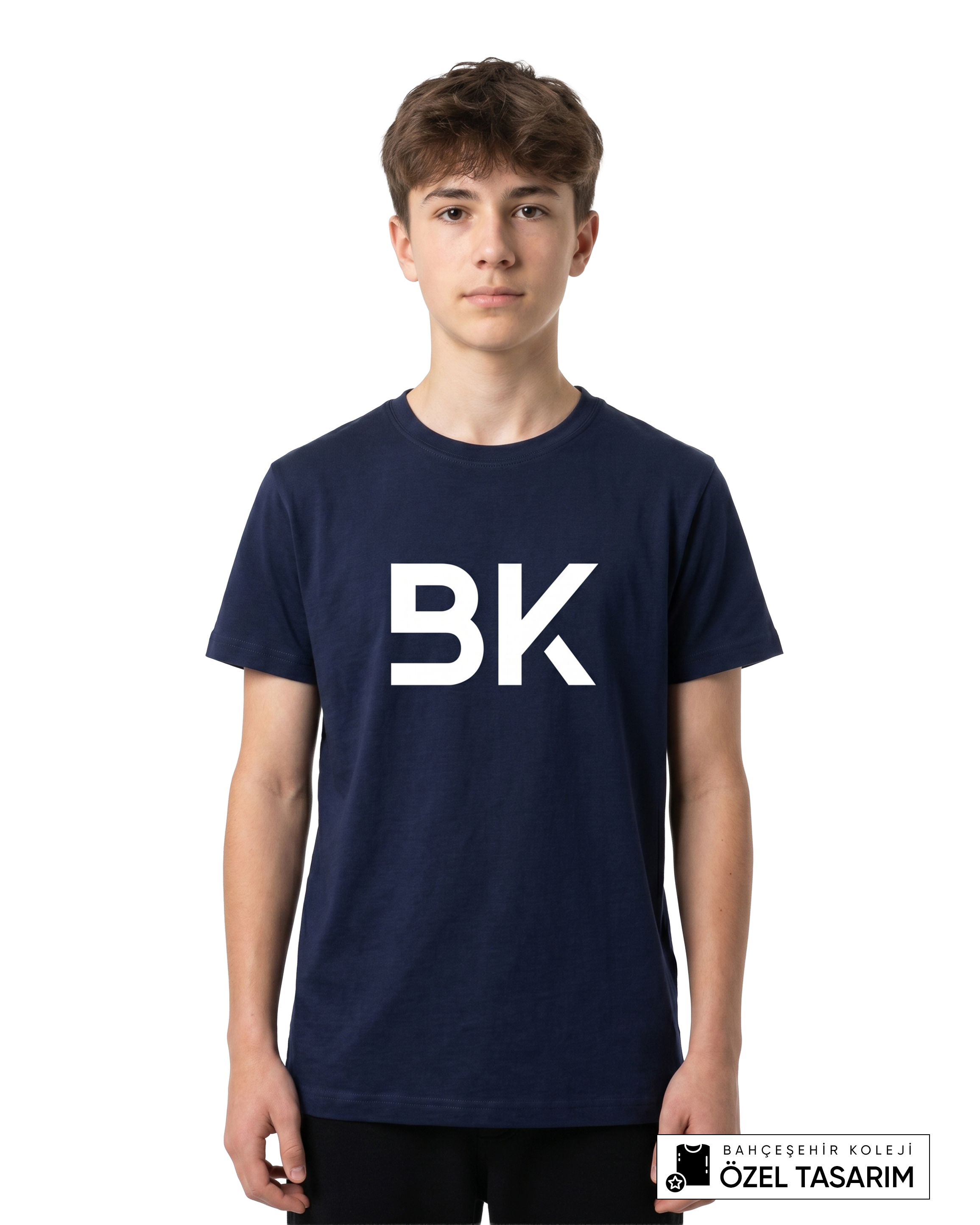 Bahçeşehir Koleji BK Logolu Özel Tasarım T-shirt