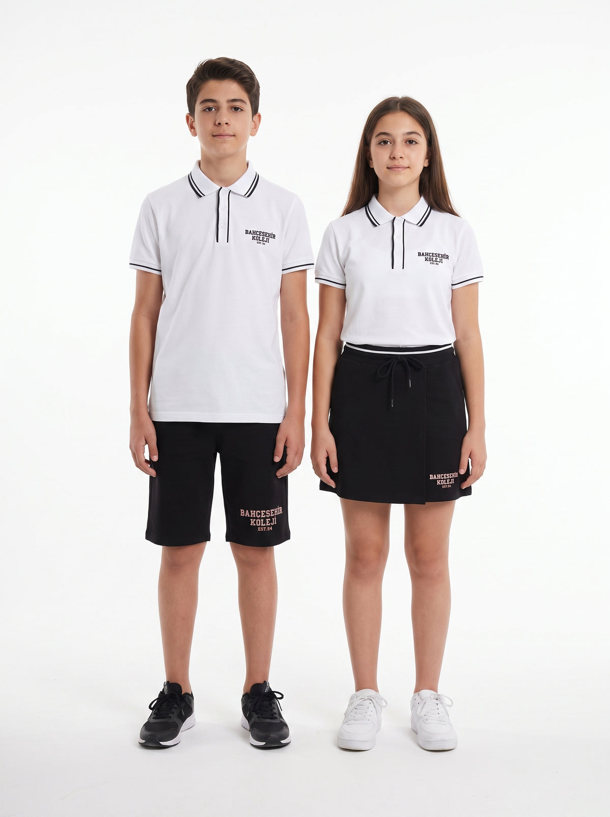 Bahçeşehir Yeni Sezon Polo Yaka T-Shirt + Şort veya Şort Etek Kombini
