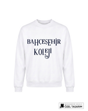 Bahçeşehir Koleji Özel Tasarım Yazılı Sweatshirt