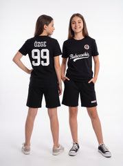 Bahçeşehir Koleji Özelleştirilebilir Basketbol Forma T-Shirt + Siyah Şort Kombini