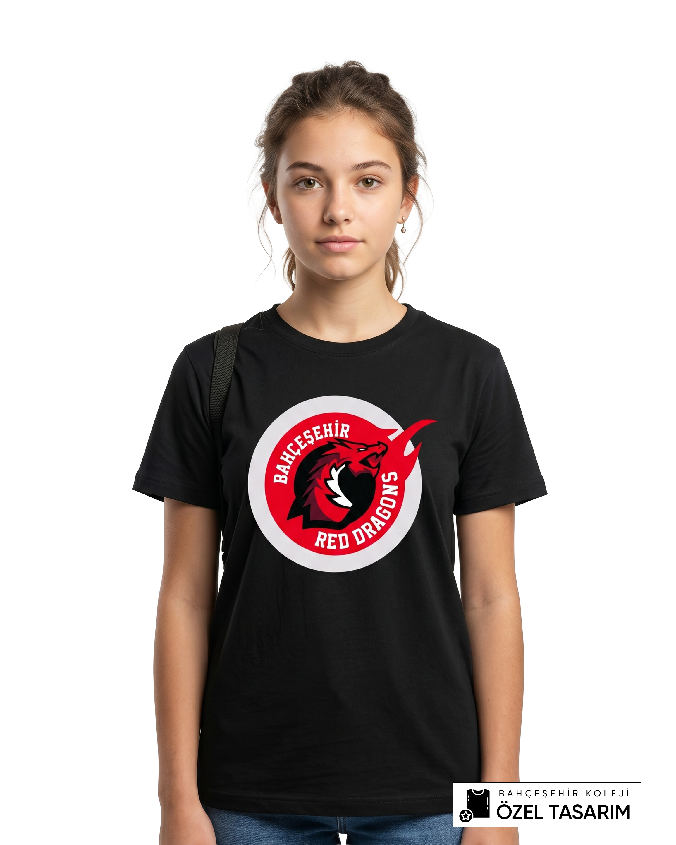 Bahçeşehir Koleji Red Dragons Logolu T-Shirt