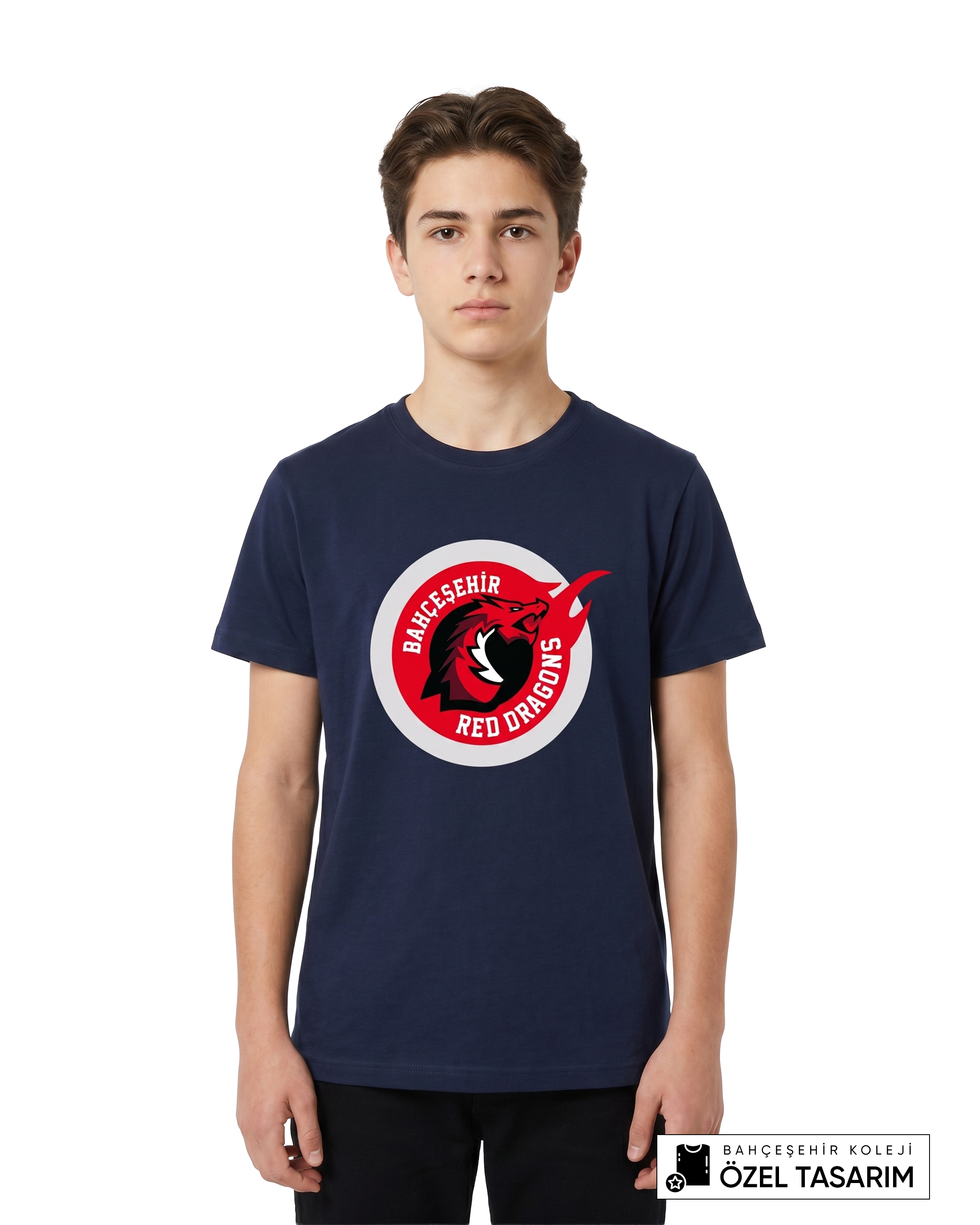Bahçeşehir Koleji Red Dragons Logolu T-Shirt