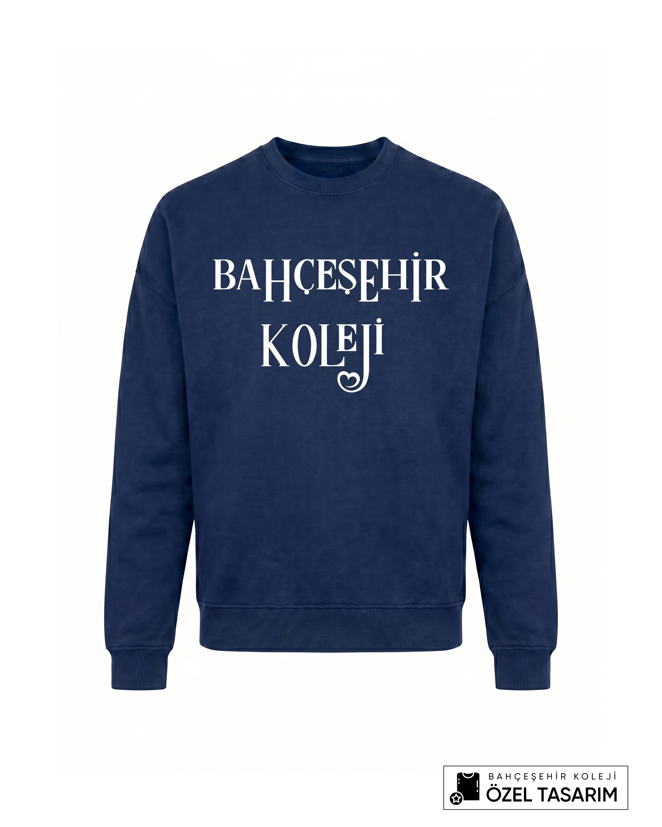 Bahçeşehir Koleji Özel Tasarım Yazılı Sweatshirt