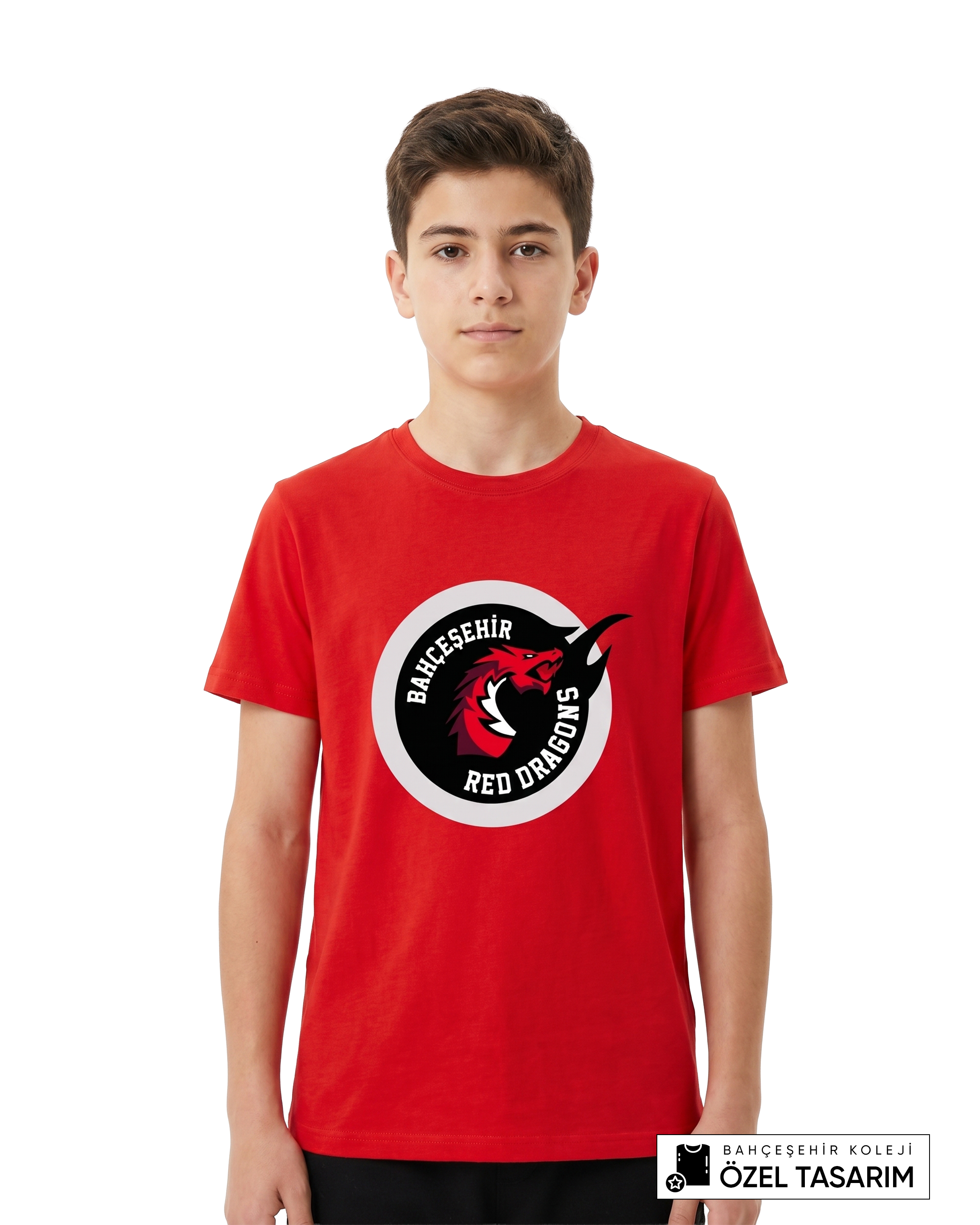 Bahçeşehir Koleji Red Dragons Logolu T-Shirt