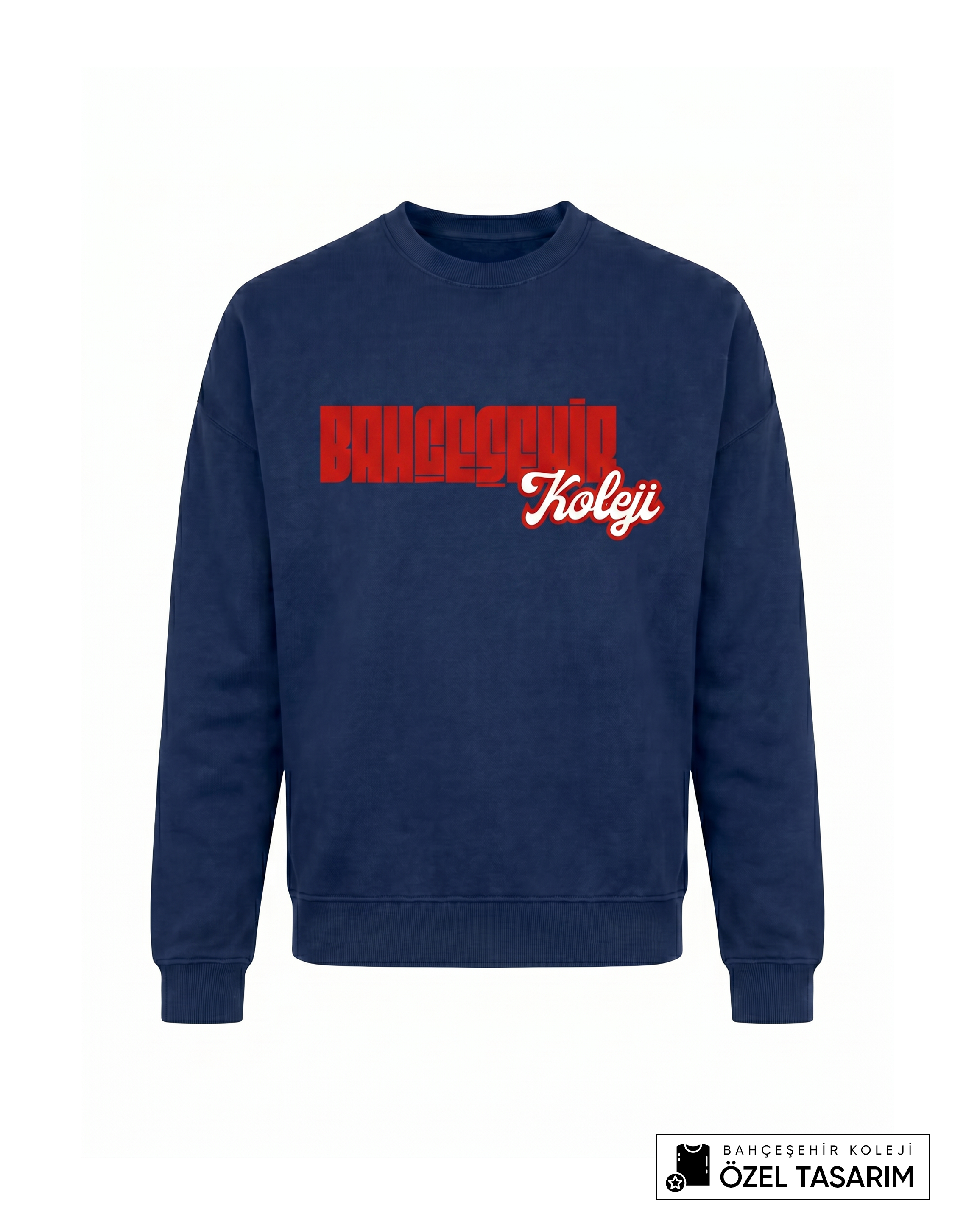 Bahçeşehir Koleji Özel Tasarım Yazılı Sweatshirt