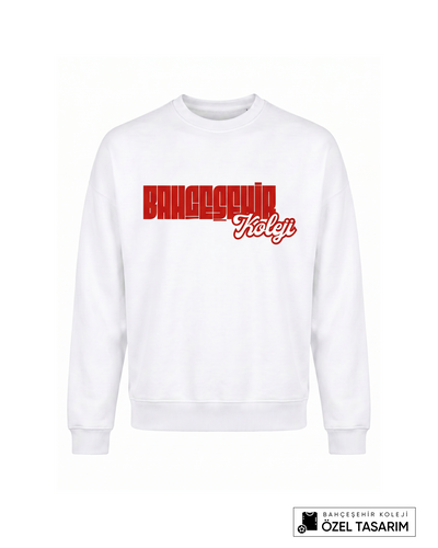 Bahçeşehir Koleji Özel Tasarım Yazılı Sweatshirt