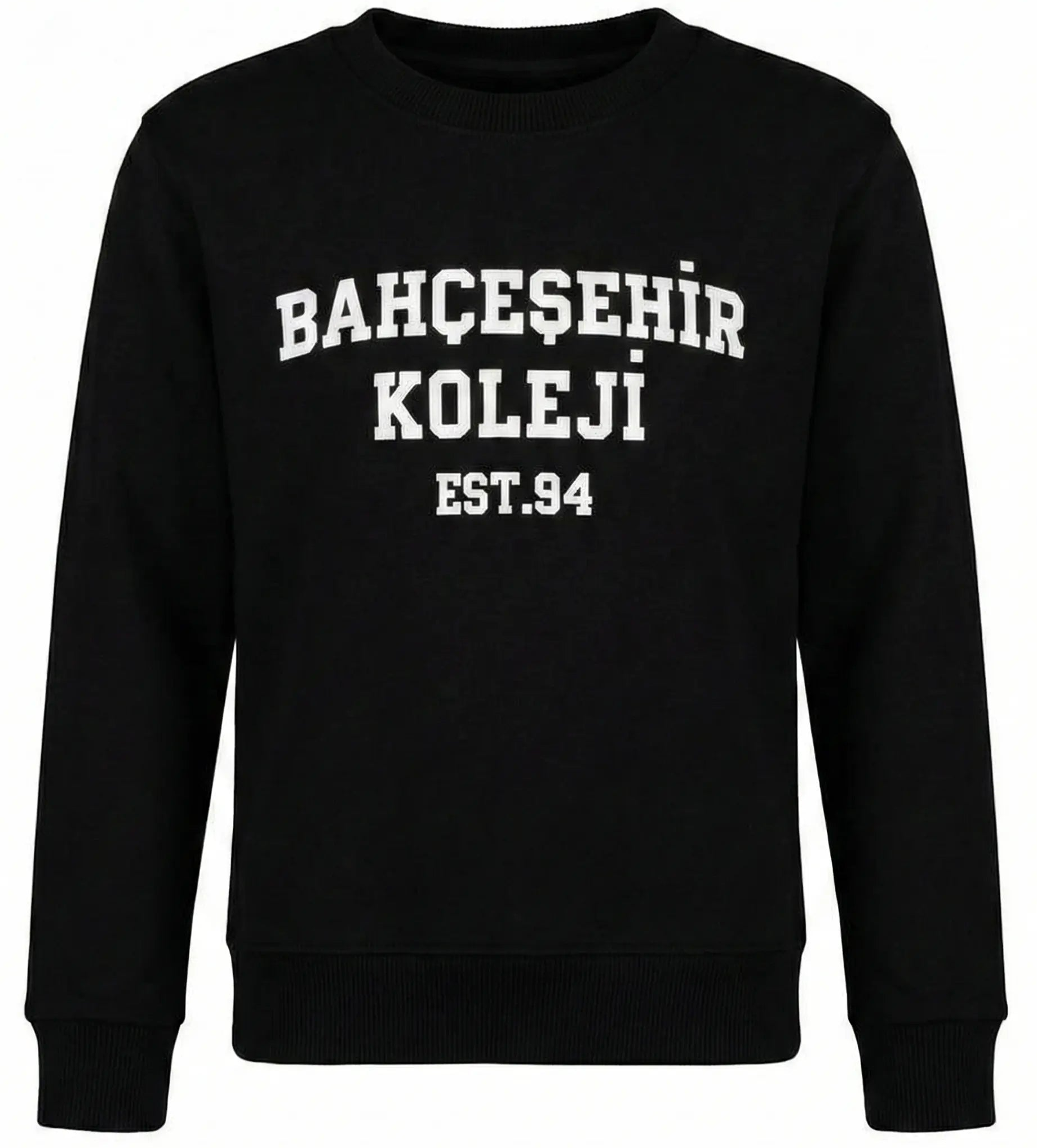 Bahçeşehir Koleji EST94 Siyah Sweatshirt bigkeepcollection