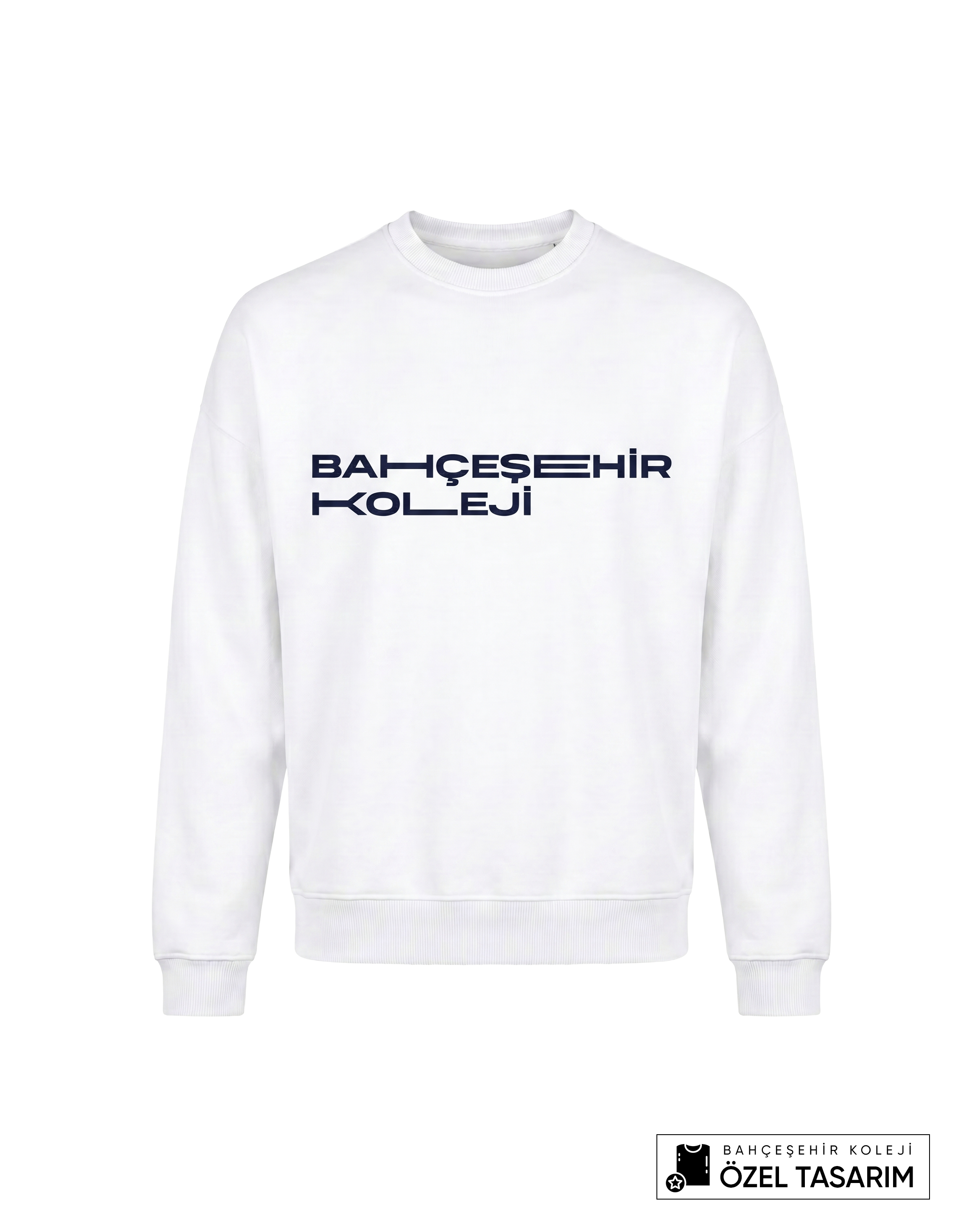 Bahçeşehir Koleji Özel Tasarım Yazılı Sweatshirt