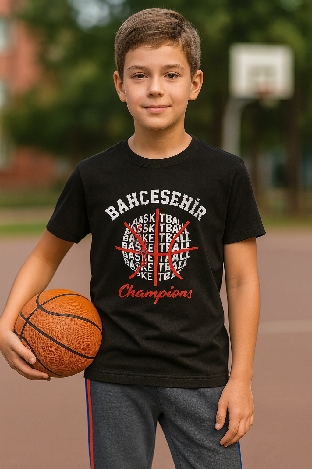BK Basketball Champion Tshirt (Black)