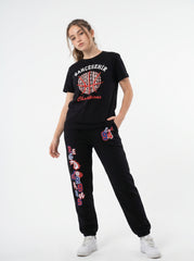 Bahçeşehir EST 94 Sweatshirt + Champion Siyah T-Shirt + Red Dragons Siyah Eşofman Altı Kombin