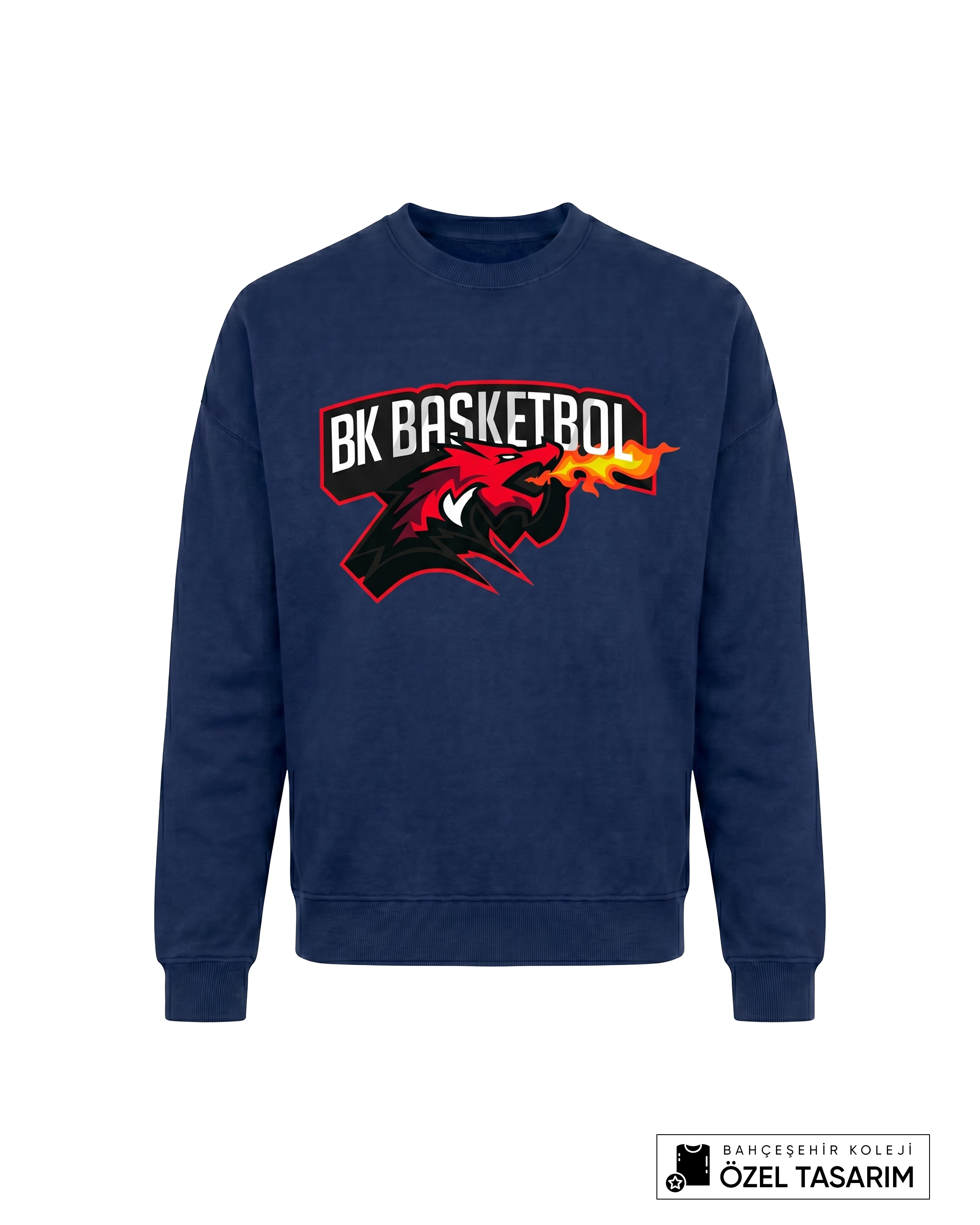 Bahçeşehir Koleji BK Basketbol Özel Tasarım Sweatshirt