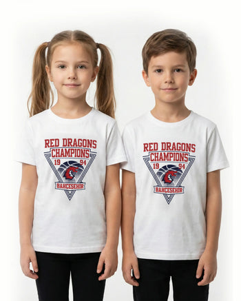 Bahçeşehir Red Dragons Beyaz T-Shirt
