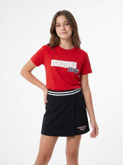 Bahçeşehir Koleji Özel Tasarım Kırmızı T-shirt + Şort Etek