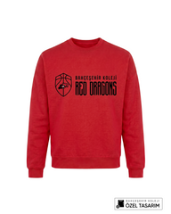 Bahçeşehir Koleji Red Dragons Basketball Temalı Özel Tasarım Sweatshirt