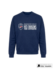 Bahçeşehir Koleji Red Dragons Basketball Temalı Özel Tasarım Sweatshirt