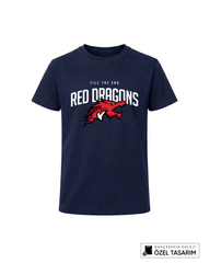 Bahçeşehir Koleji Red Dragons "Till The End" Baskılı Özel Tasarım T-Shirt