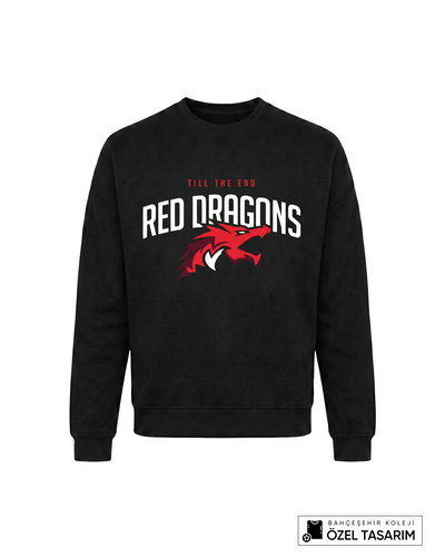 Bahçeşehir Koleji Red Dragons Özel Tasarım Sweatshirt