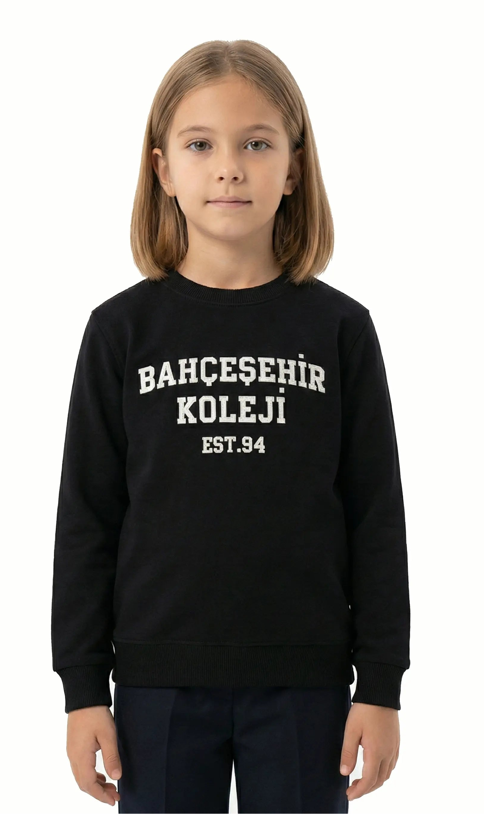 Bahçeşehir Koleji EST94 Siyah Sweatshirt bigkeepcollection