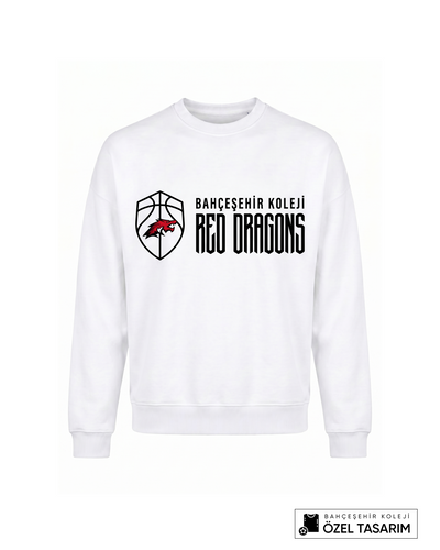 Bahçeşehir Koleji Red Dragons Basketball Temalı Özel Tasarım Sweatshirt