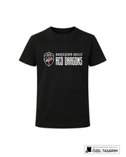 Bahçeşehir Koleji Red Dragons Basketball Temalı Özel Tasarım T-shirt