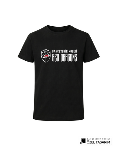 Bahçeşehir Koleji Red Dragons Basketball Temalı Özel Tasarım T-shirt