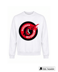 Bahçeşehir Koleji Red Dragons Logolu Özel Tasarım Sweatshirt