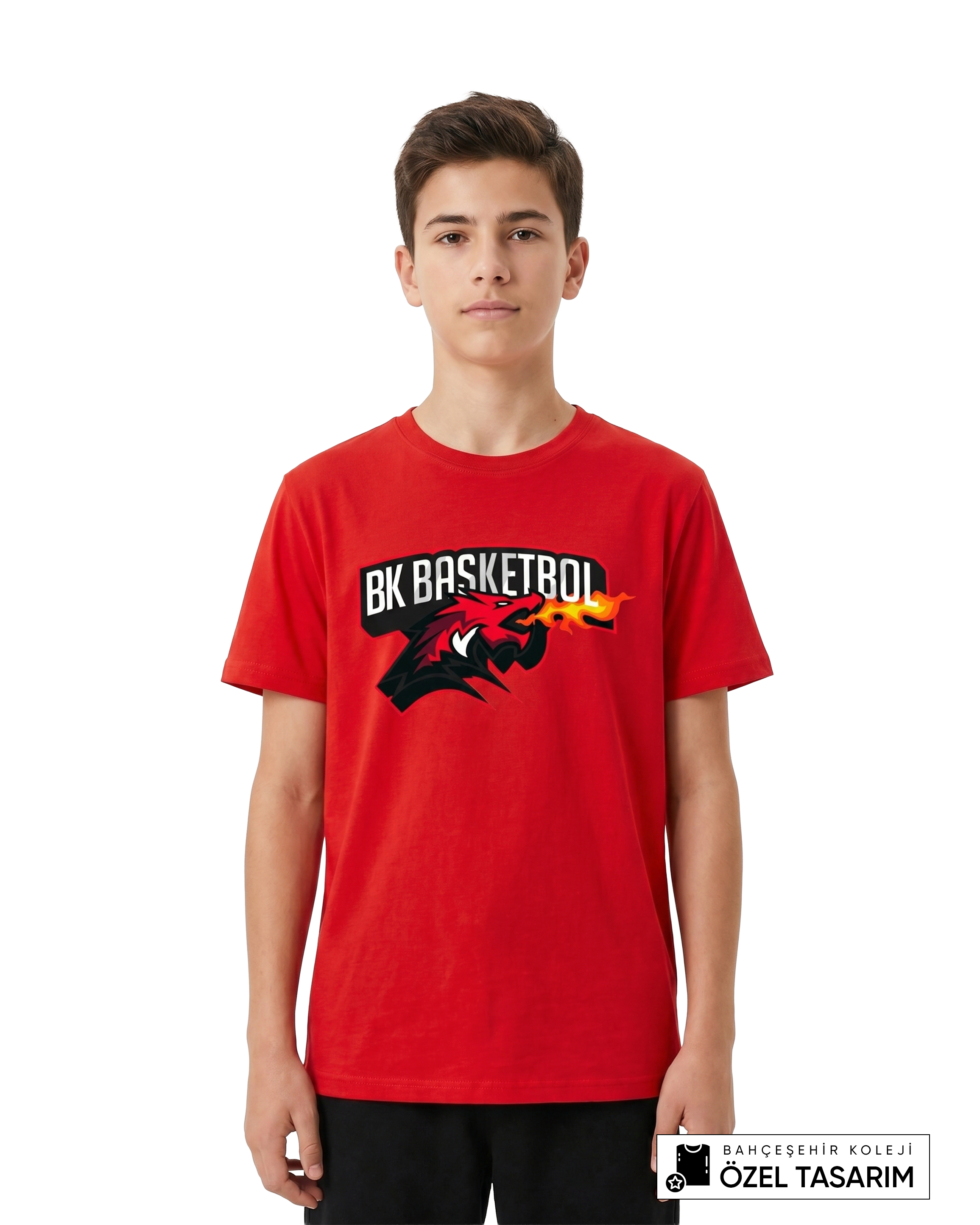 Bahçeşehir Koleji BK Basketbol Logolu Özel Tasarım T-shirt