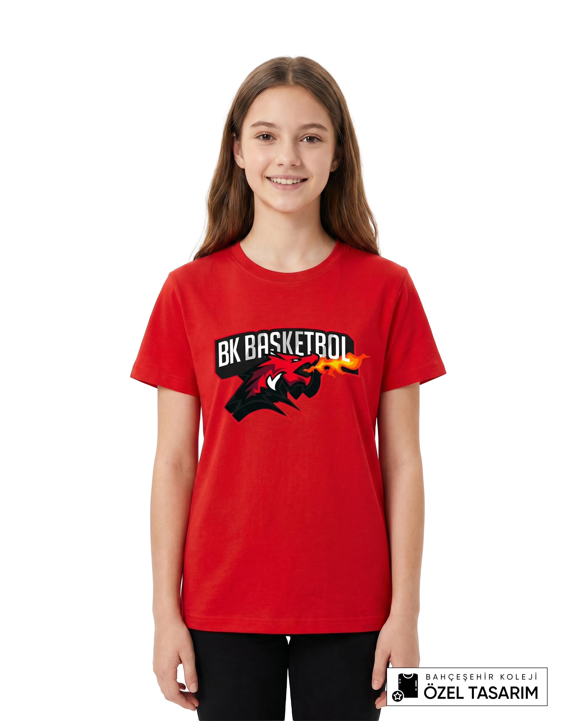 Bahçeşehir Koleji BK Basketbol Logolu Özel Tasarım T-shirt